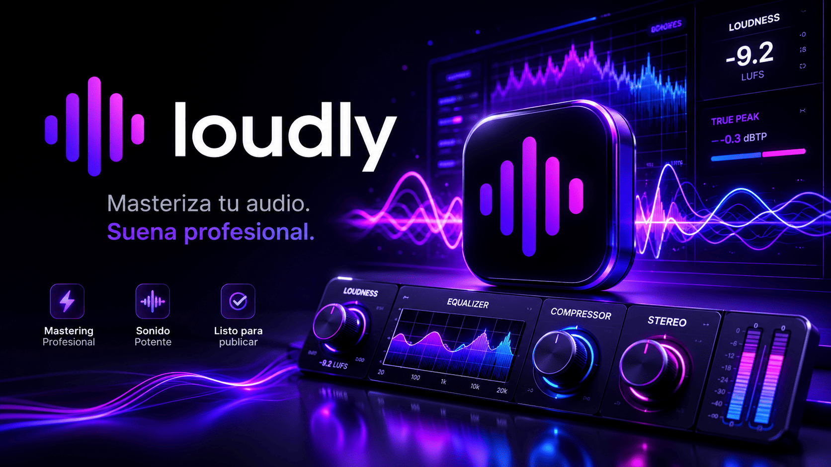 loudly