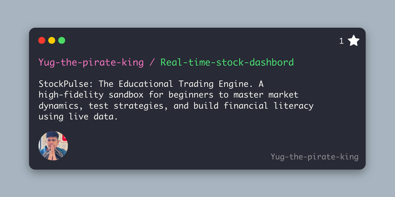 Real-time-stock-dashbord