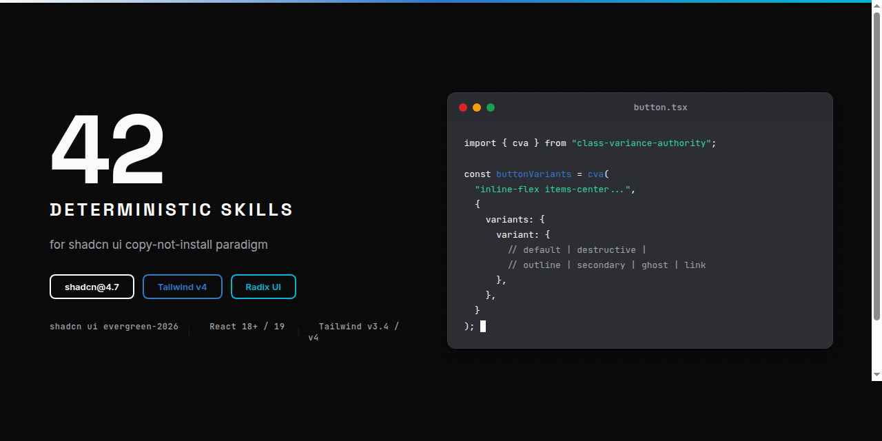 shadcn-ui-Claude-Skill-Package