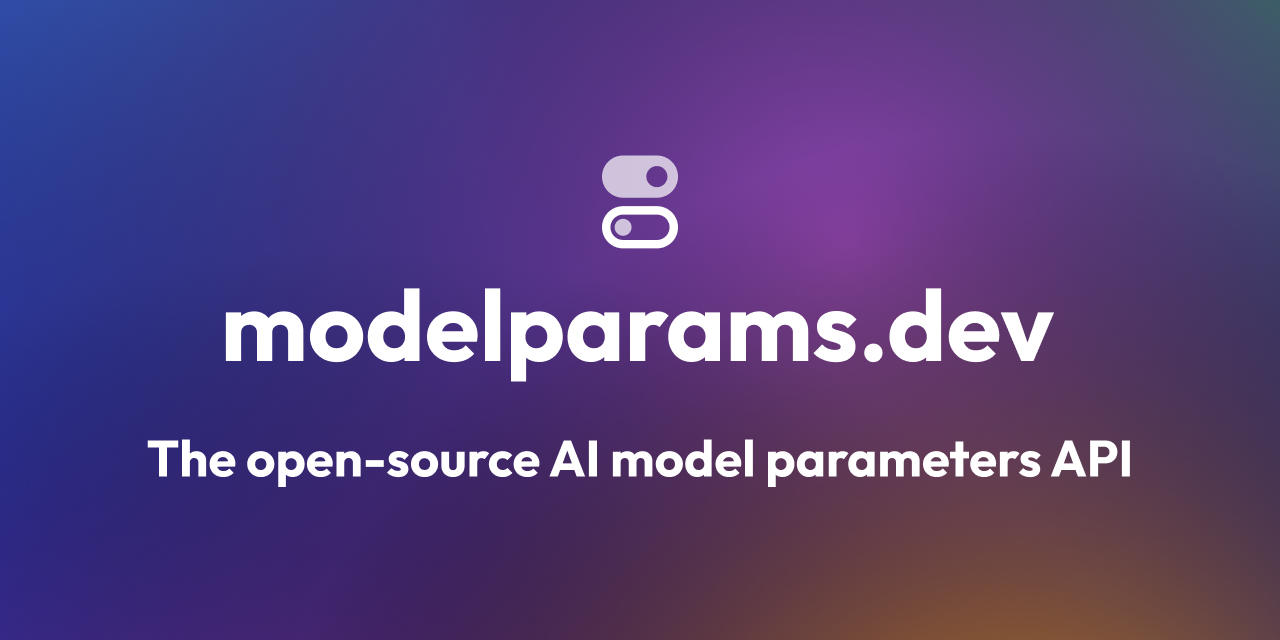 modelparams.dev