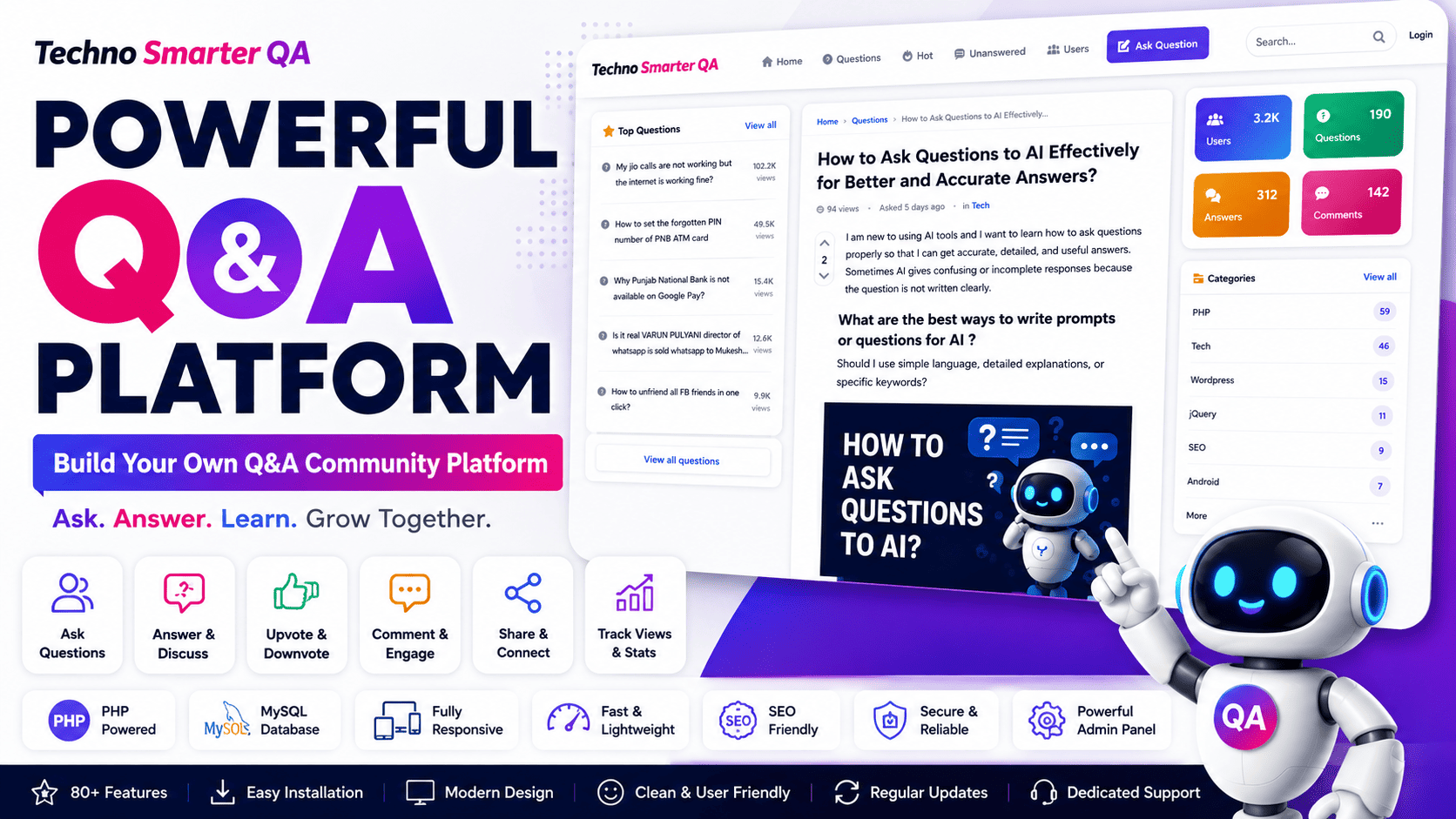 Complete-QA-Question-Answer-Community-System-in-PHP