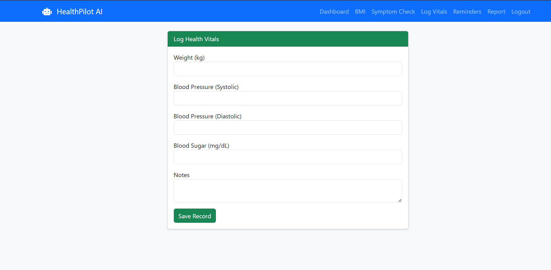 GitHub - vedantsune8-ui/HealthPilot_AI_Project-: HealthPilot AI is an ...