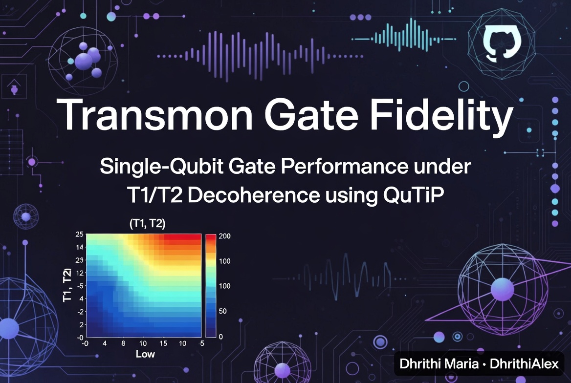 GitHub - DhrithiAlex/transmon-gate-fidelity-qutip: Simulation of single ...