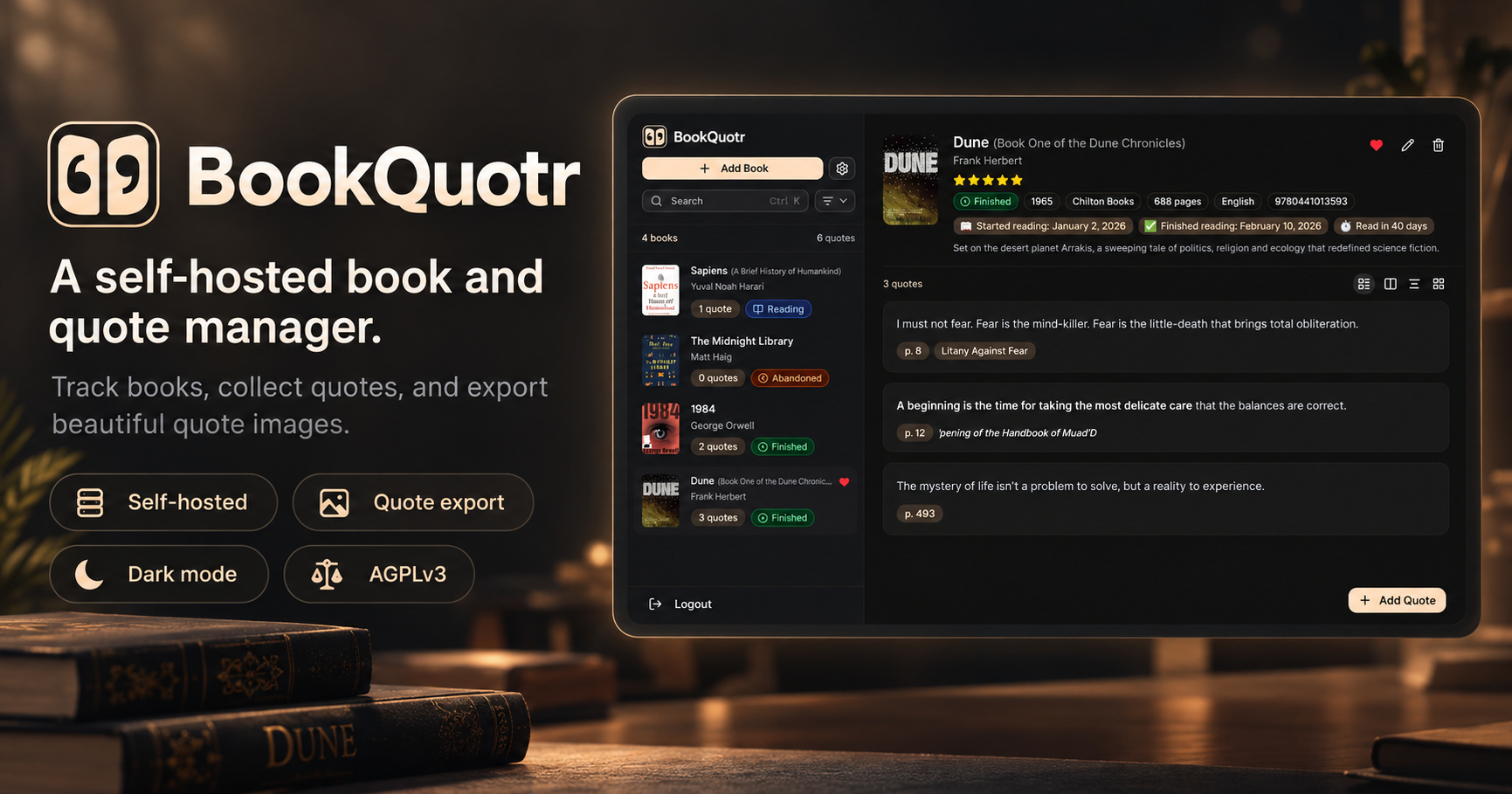 BookQuotr preview