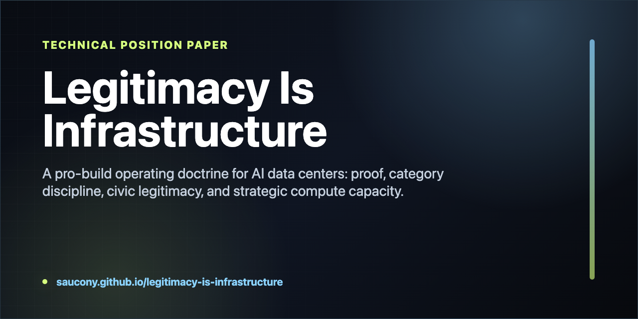 legitimacy-is-infrastructure