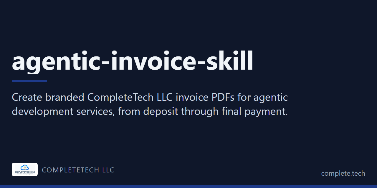 agentic-invoice-skill