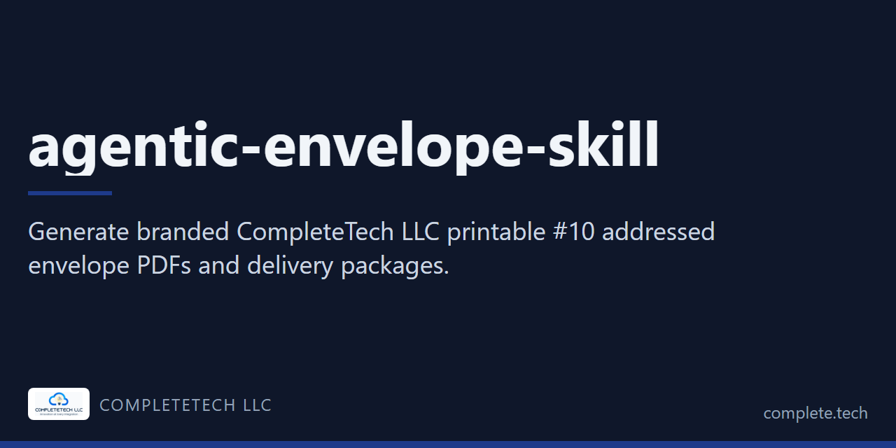 agentic-envelope-skill