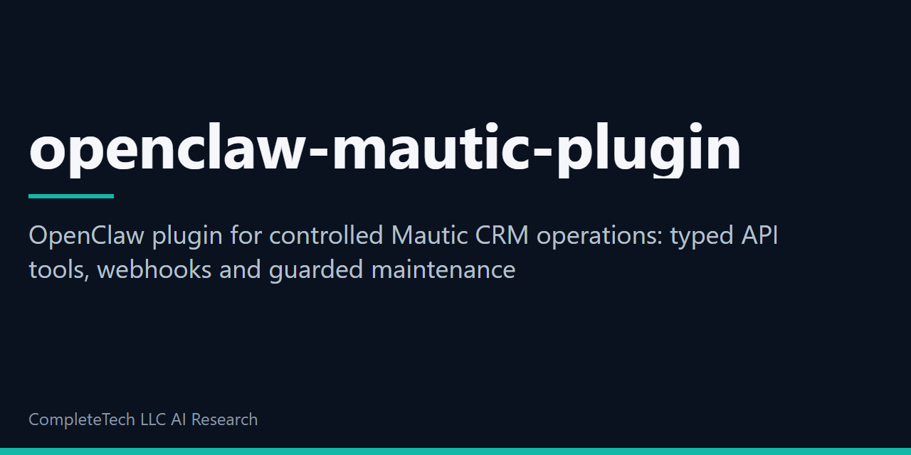 openclaw-mautic-plugin