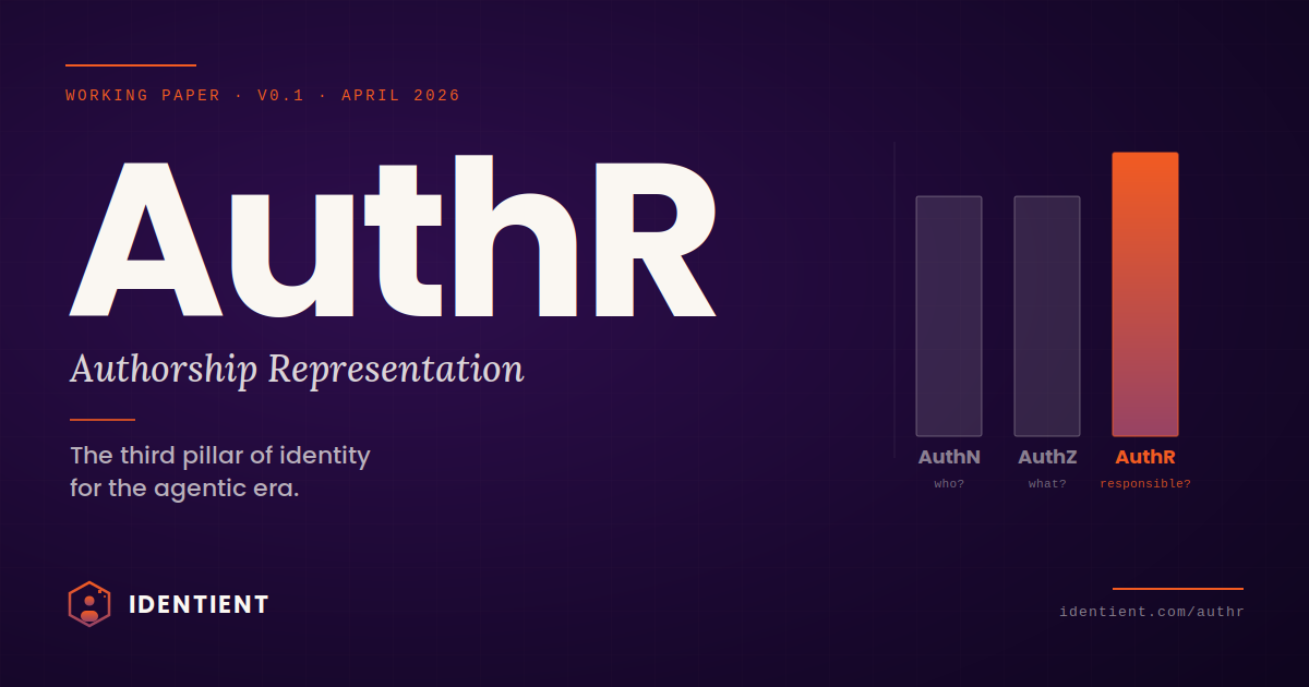 GitHub - Identient/authr: Authorship Representation — the third pillar ...