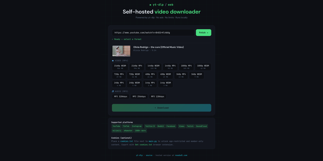 yt-dlp-web