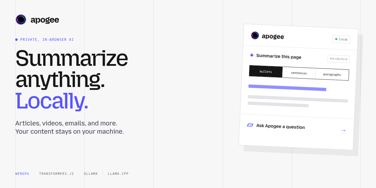 apogee