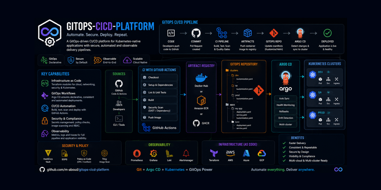 GitHub - m-aboud/gitops-cicd-platform: Enterprise-grade GitOps and CI ...