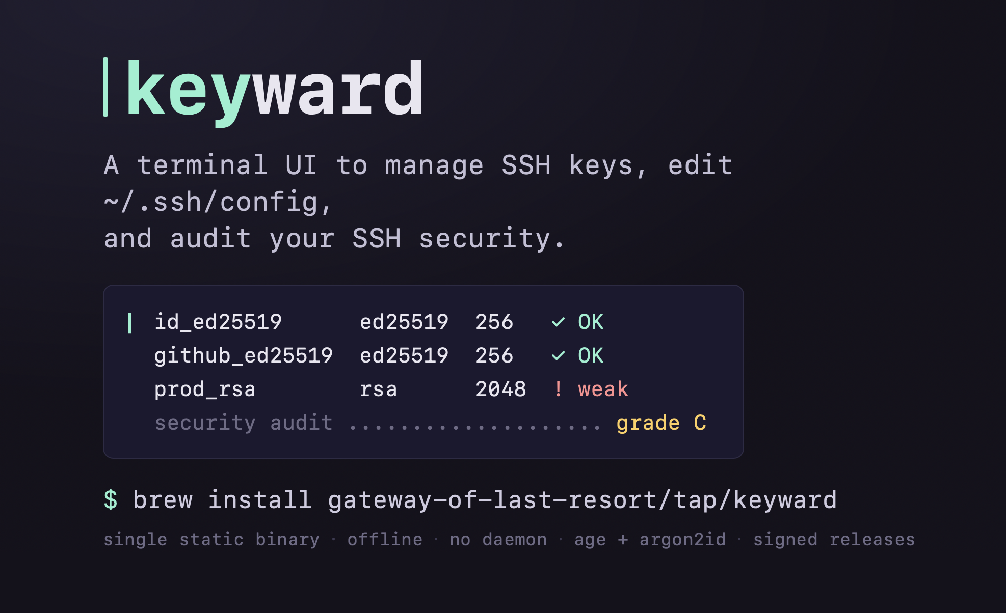 keyward