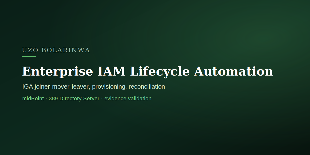 enterprise-iam-lifecycle-automation