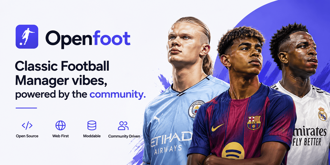 GitHub - open-foot/assets: Classic Football Manager vibes, powered by ...