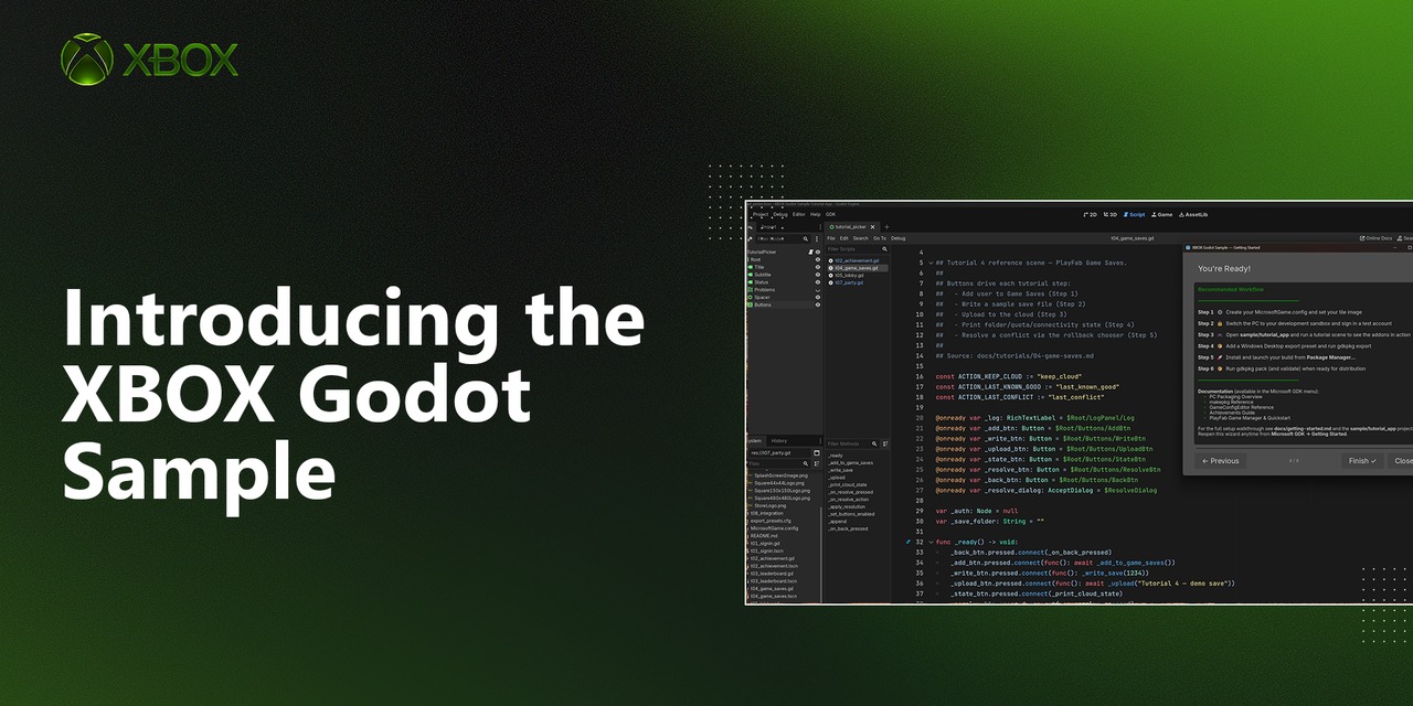 XBOX-Godot-Sample