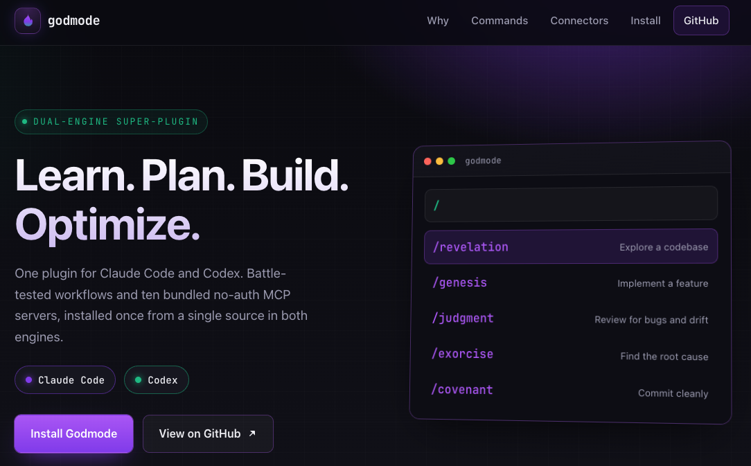 GitHub - patrickking67/godmode: One super-plugin for Claude Code and ...
