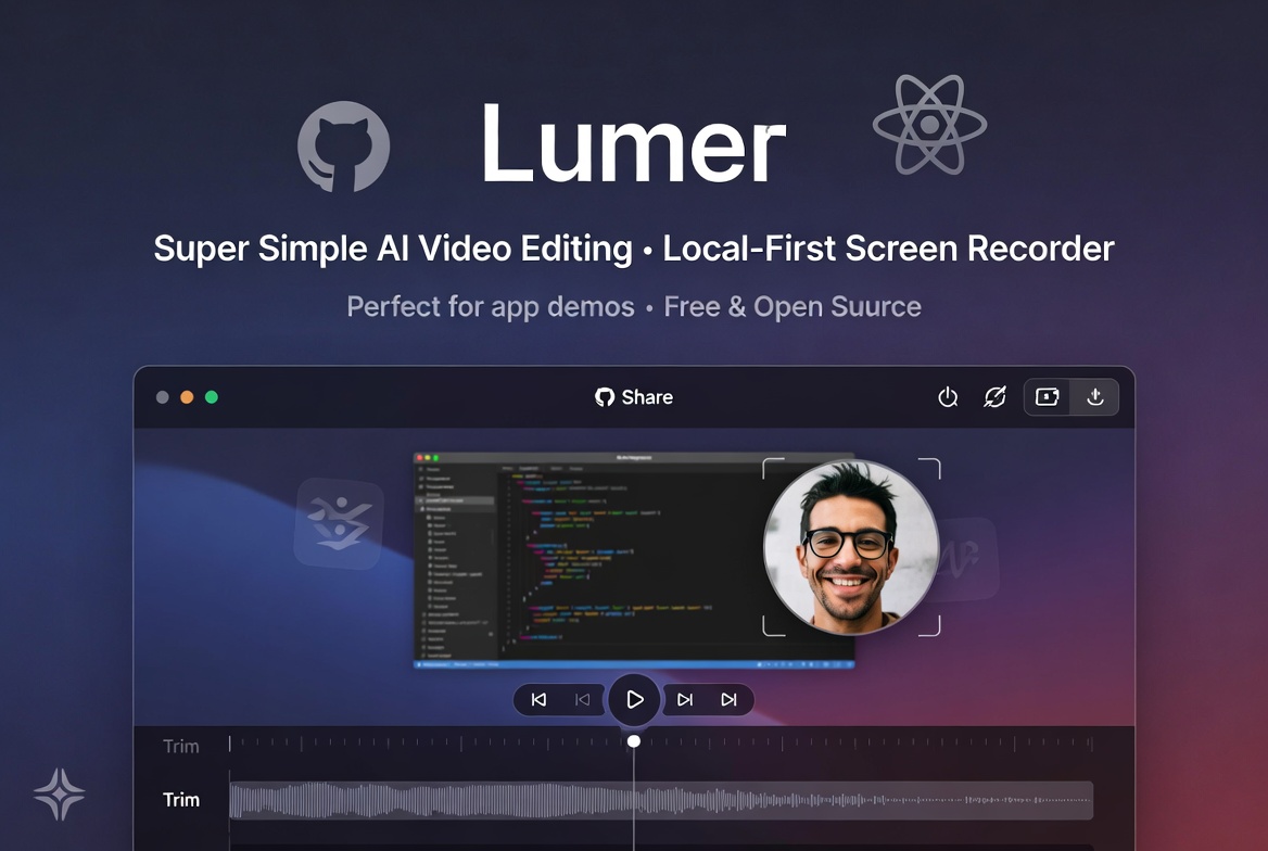 GitHub - fabriziogianni7/lumer: Super simple AI video editing tool ...