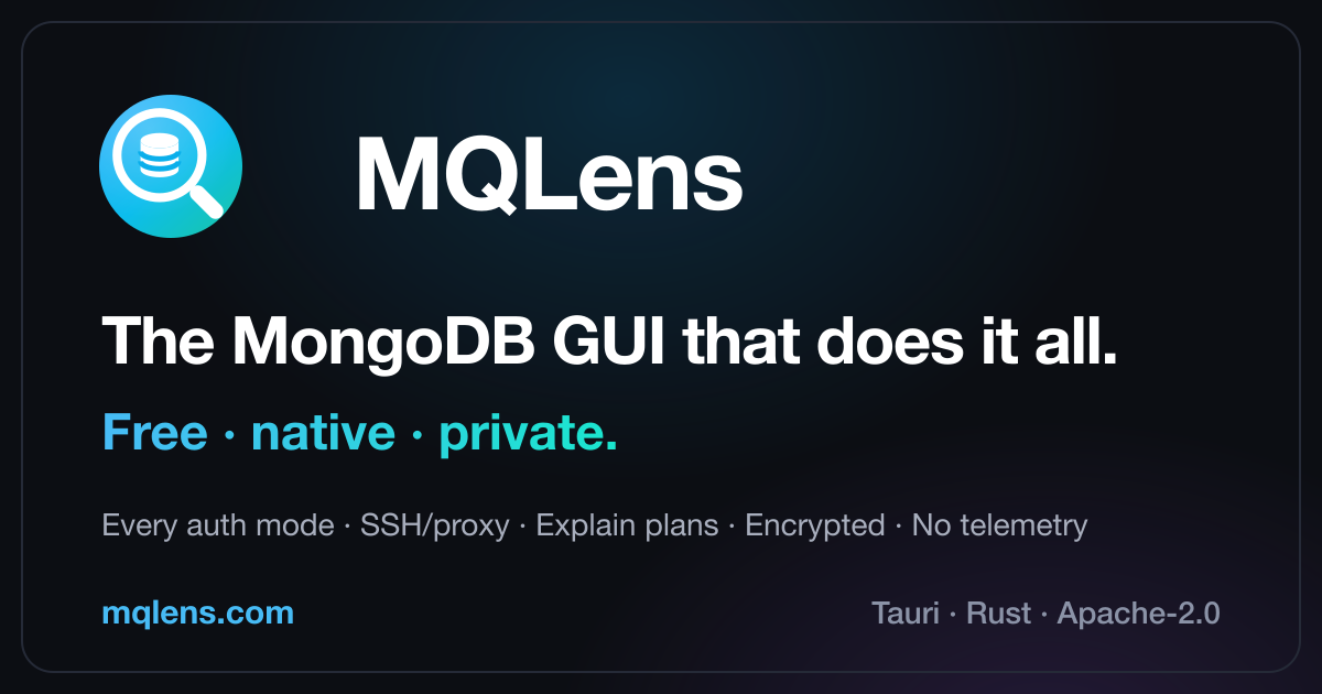 mqlens-mongodb