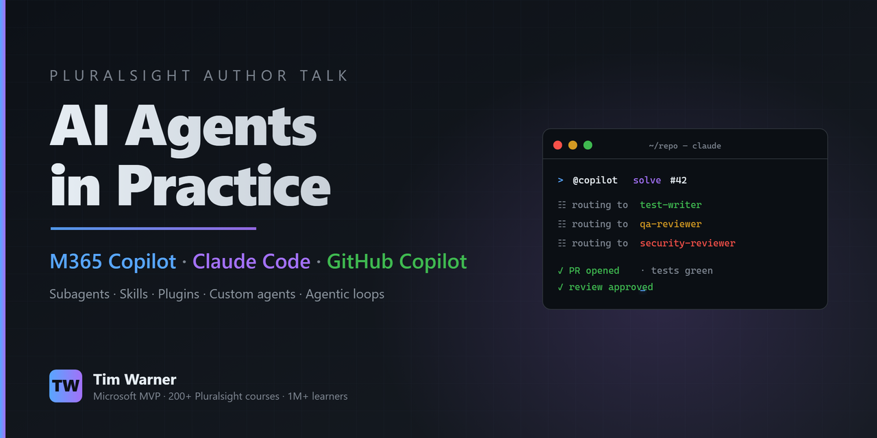 pluralsight-author-talk-ai-agents