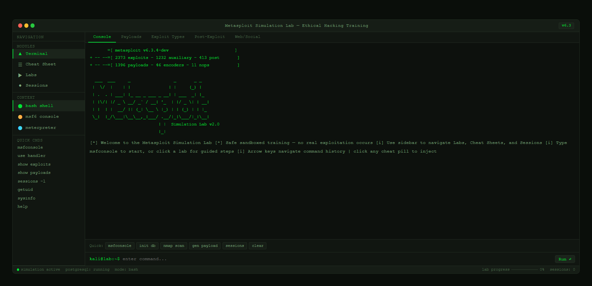 Metasploit-Simulation-lab