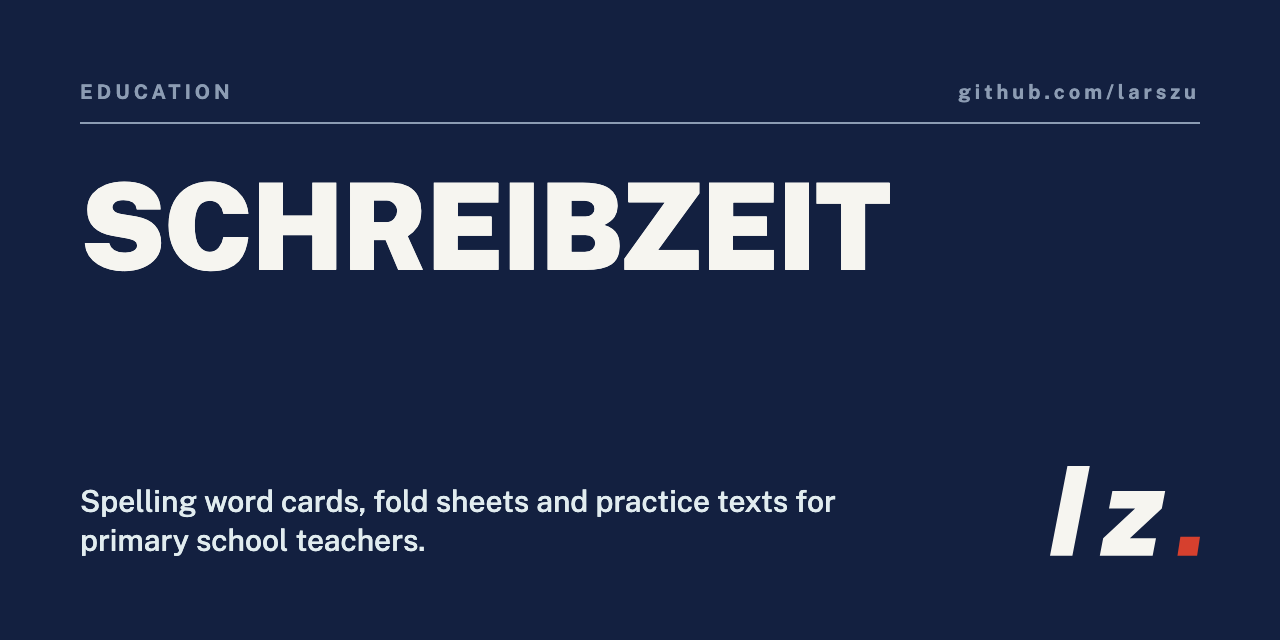 schreibzeit