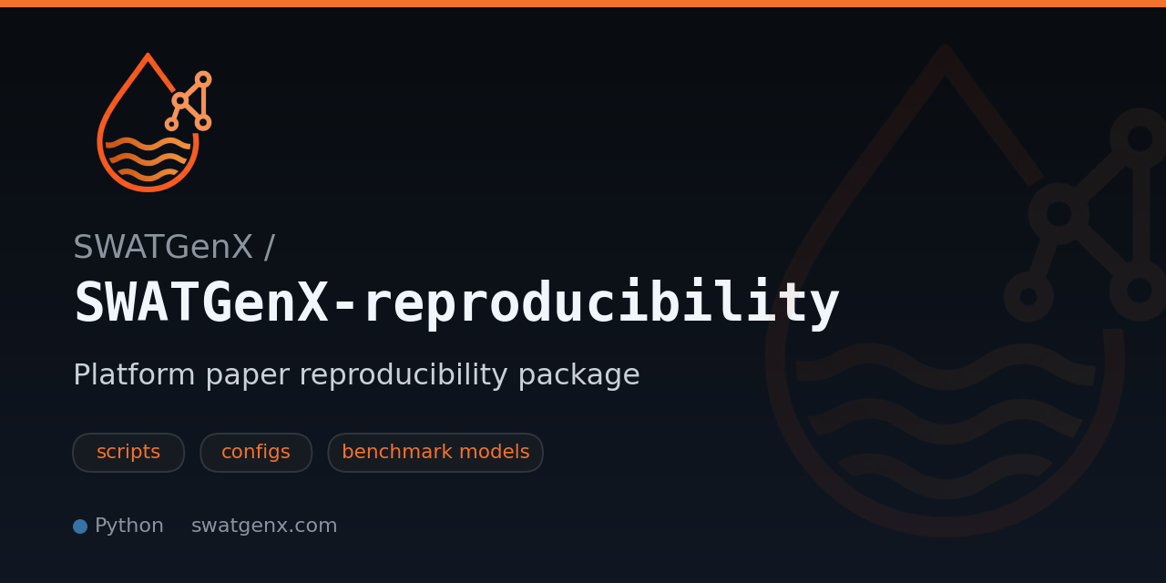 SWATGenX-reproducibility