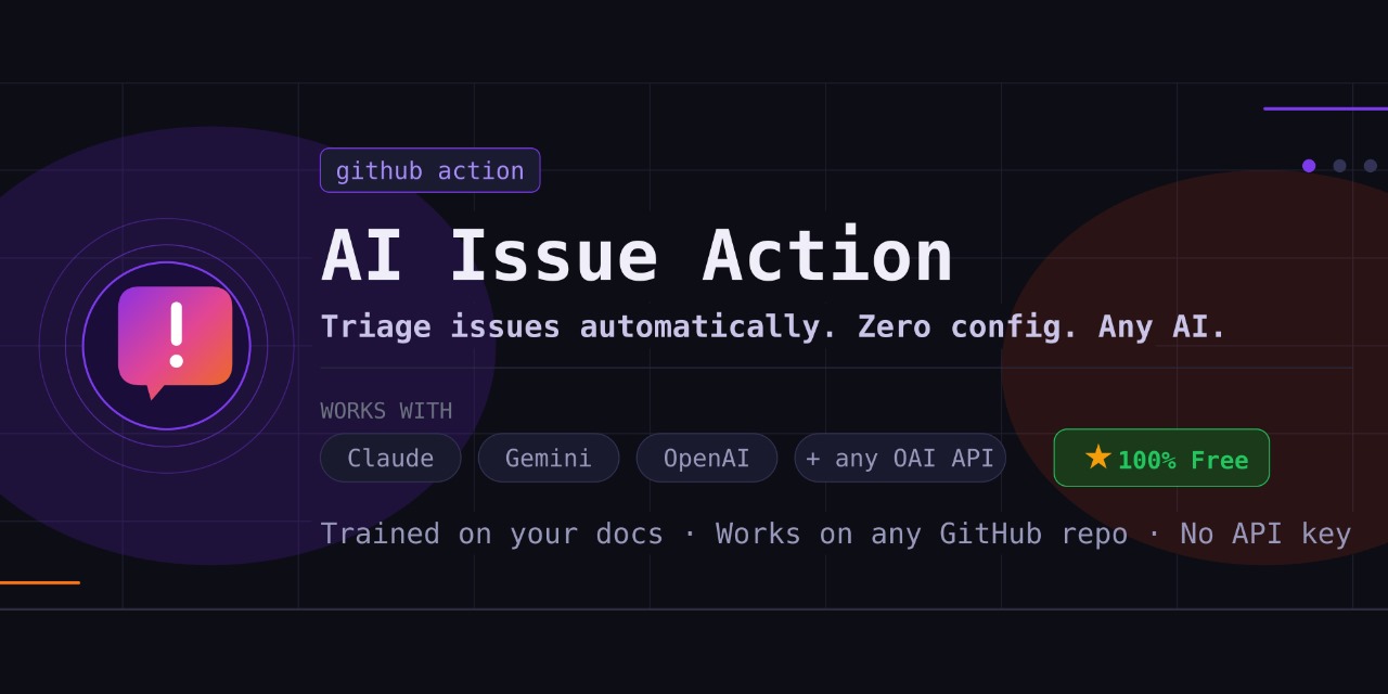 GitHub - cssnr/ai-issue-action: Automatically triage issues with AI ...