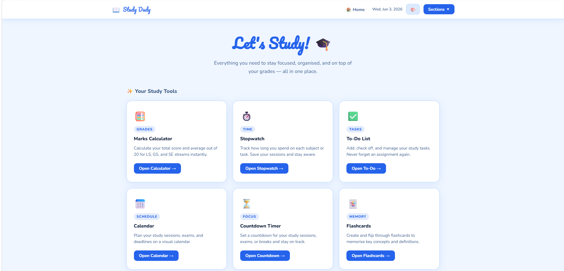 GitHub - amal-nsur/study-dudy: Study Dudy is a student productivity web ...