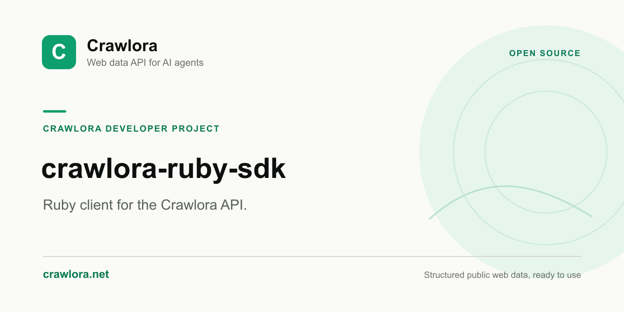 crawlora-ruby-sdk