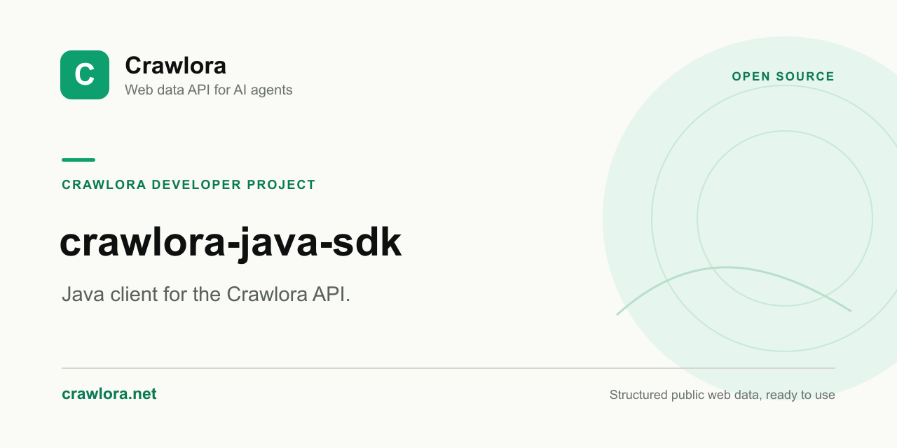 crawlora-java-sdk