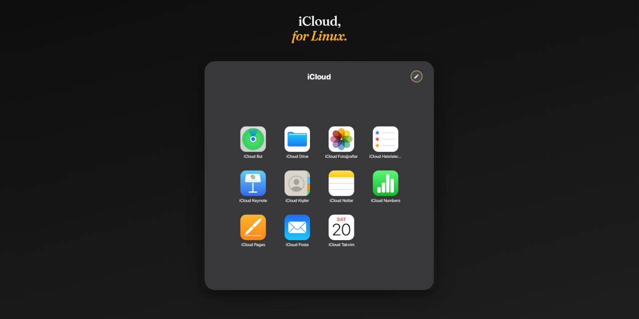 iCloud-Linux preview