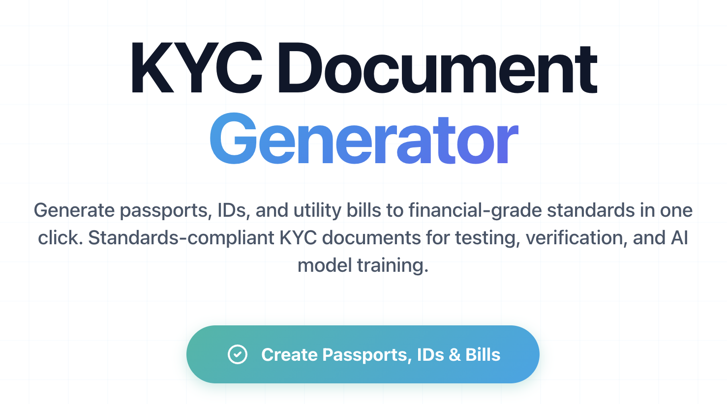 KYC-Document-Generator