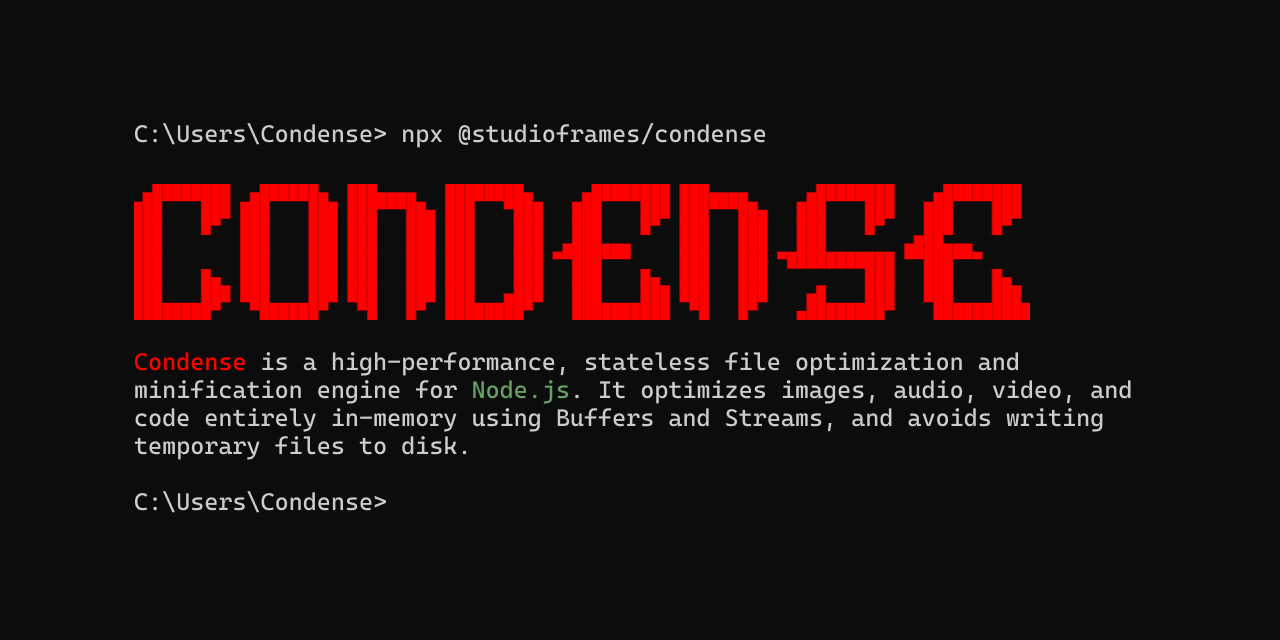 condense