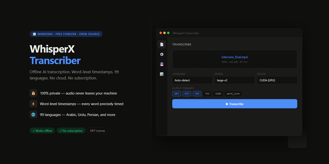 whisperx-transcriber