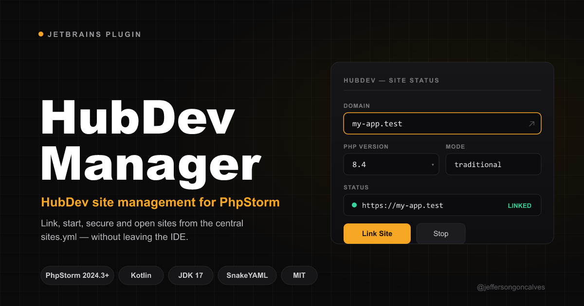 hubdev-manager-plugin