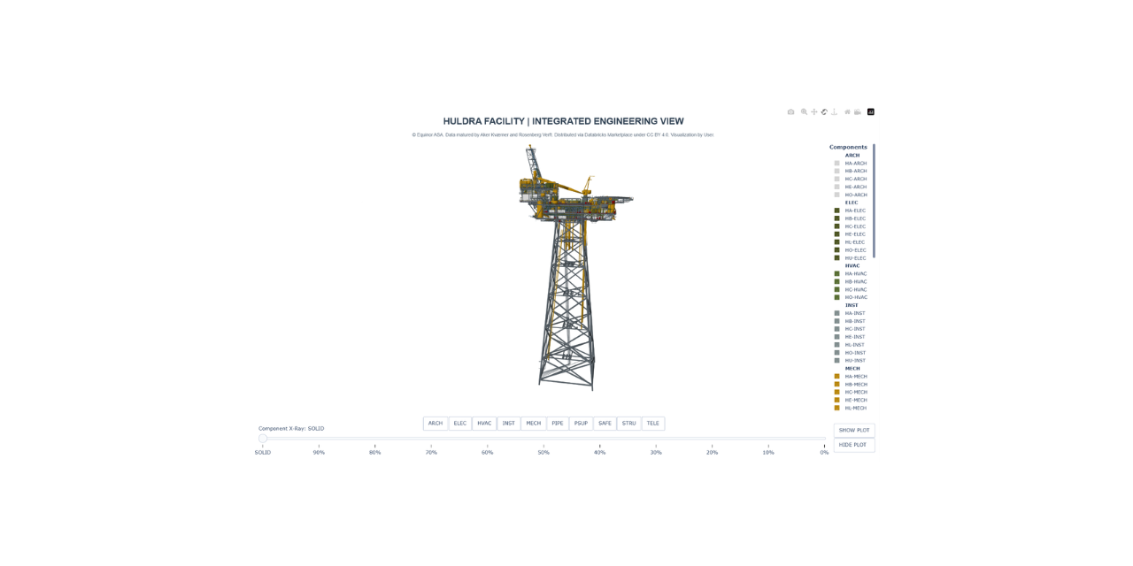 Huldra-Offshore-Platform-Visualization-3D