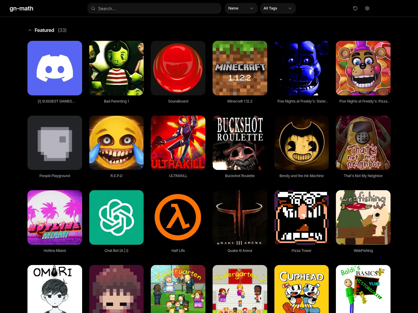 gnmath-html-games-collection