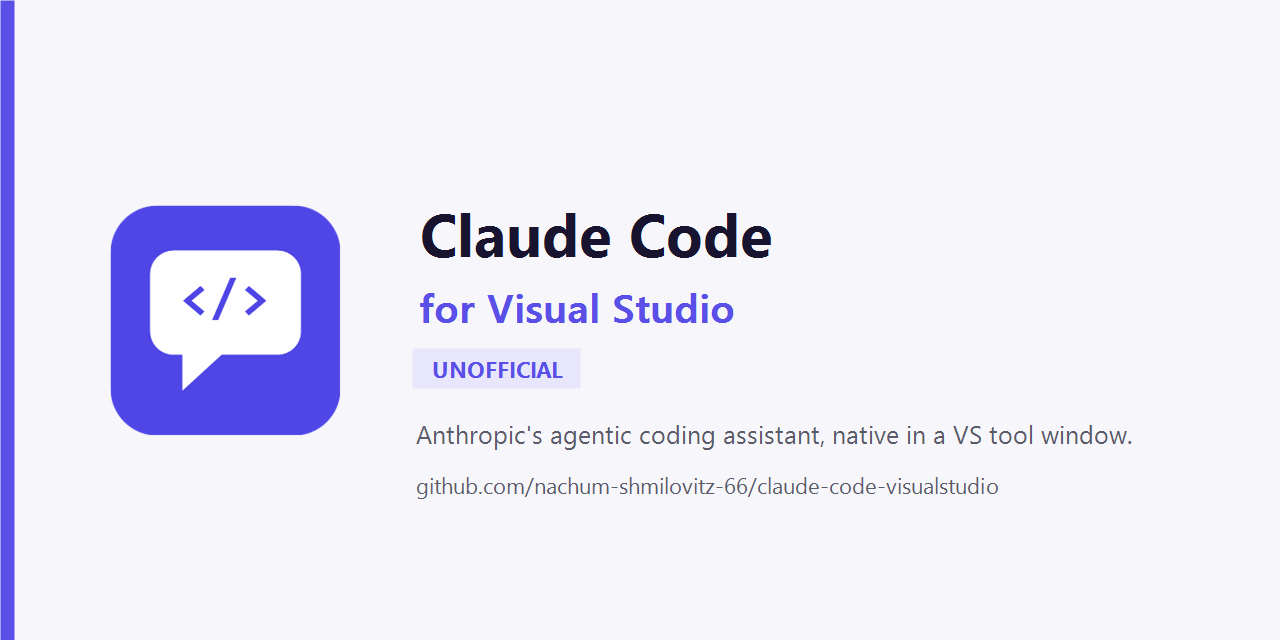 GitHub - nachum-shmilovitz-66/claude-code-visualstudio: Claude Code ...