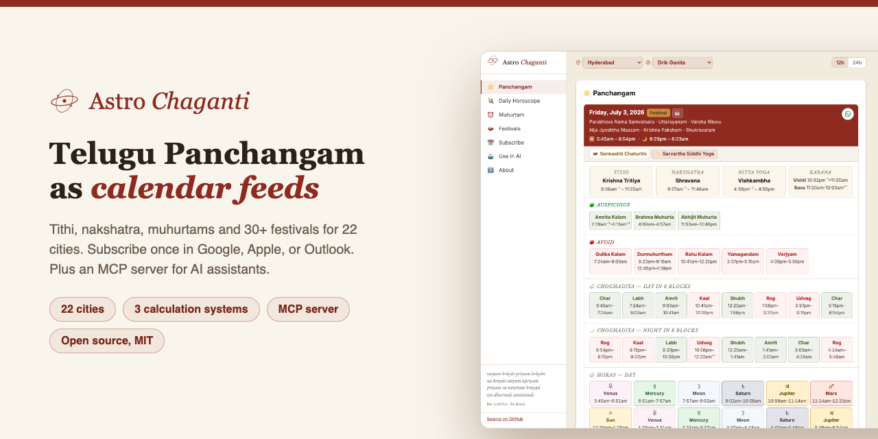 telugu-calendar-utilities