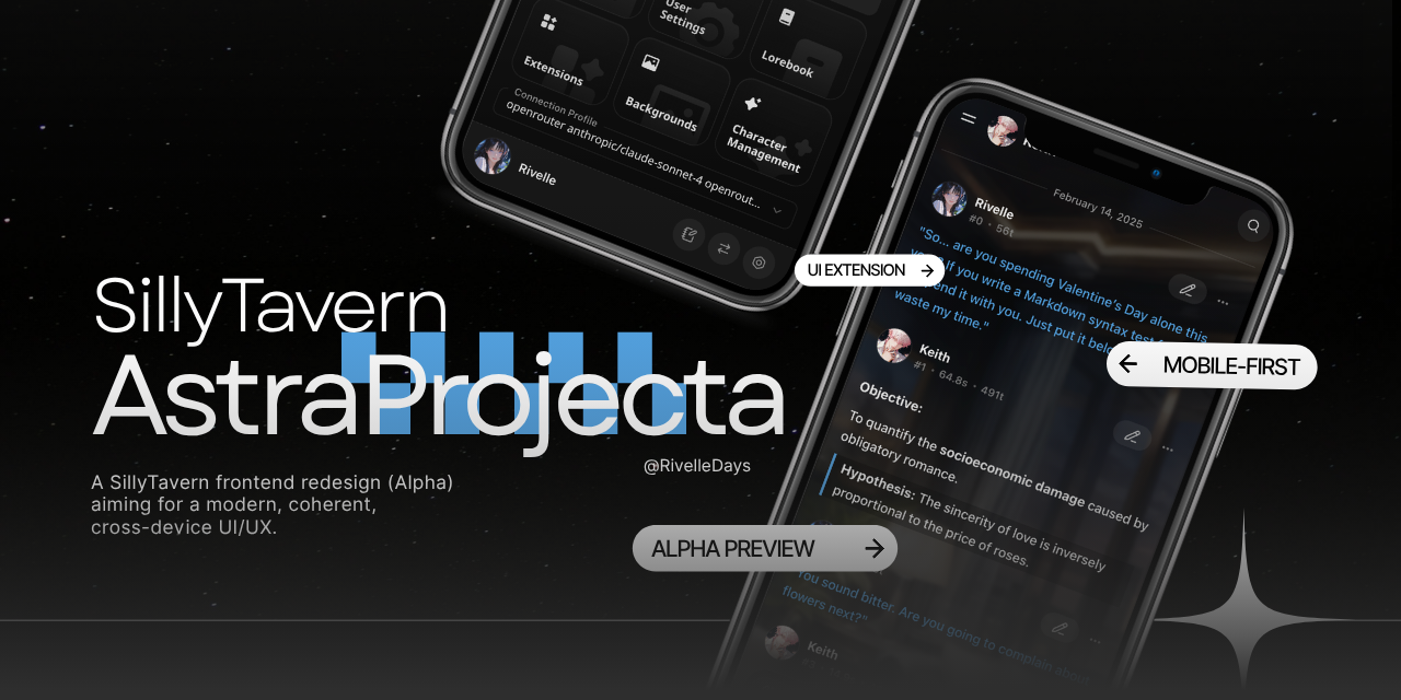 GitHub - RivelleDays/SillyTavern-AstraProjecta: A SillyTavern frontend ...