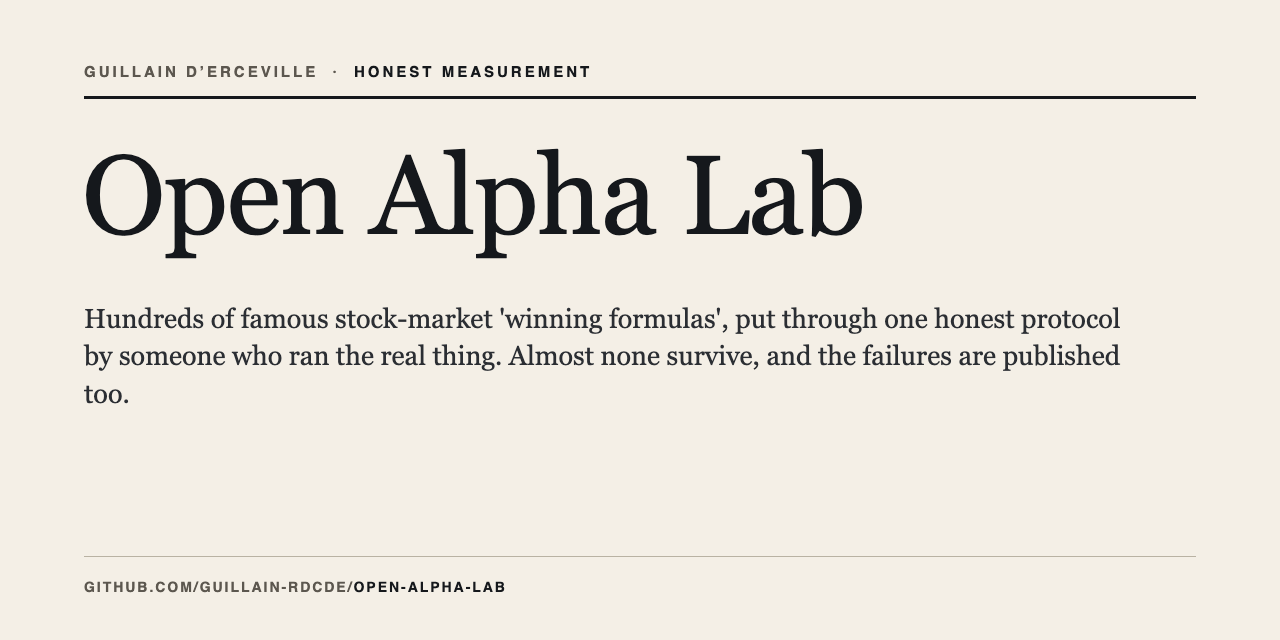 Open-Alpha-Lab