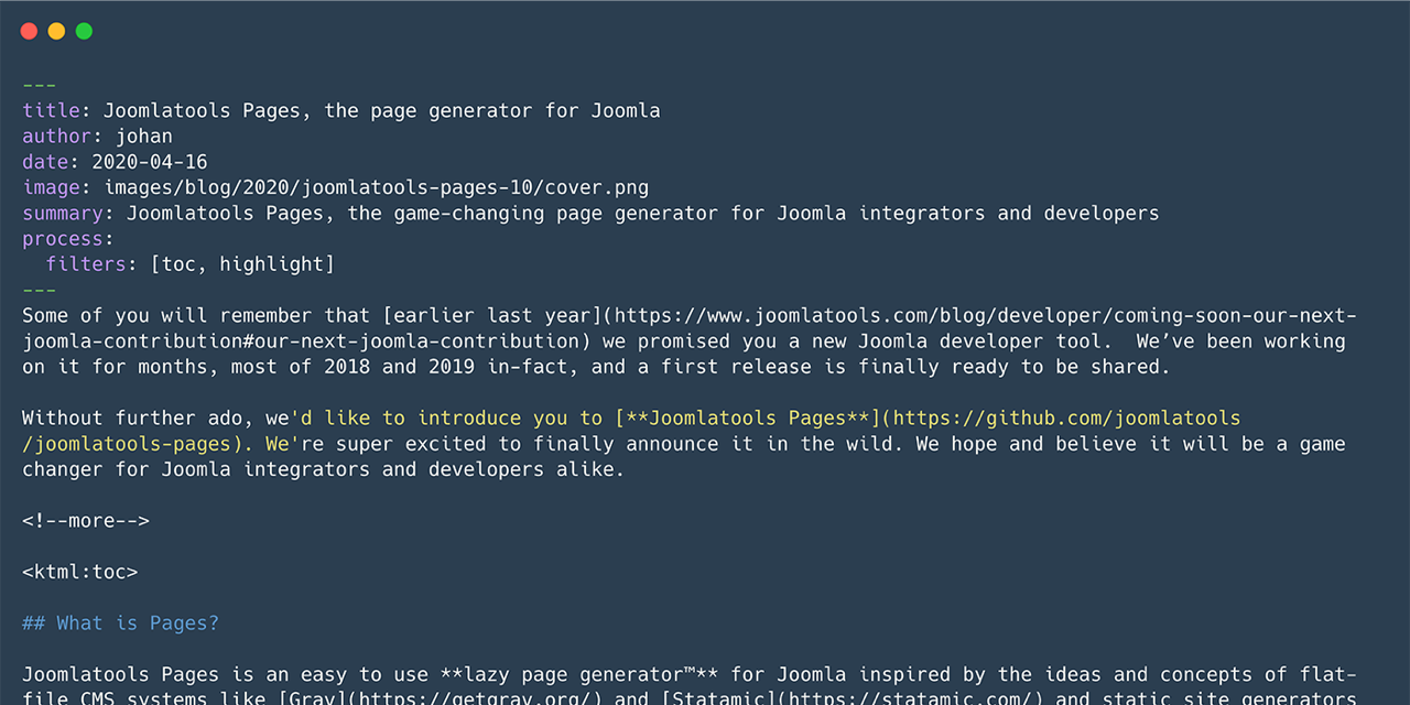 GitHub joomlatools/joomlatoolspages Joomlatools Pages is an easy to