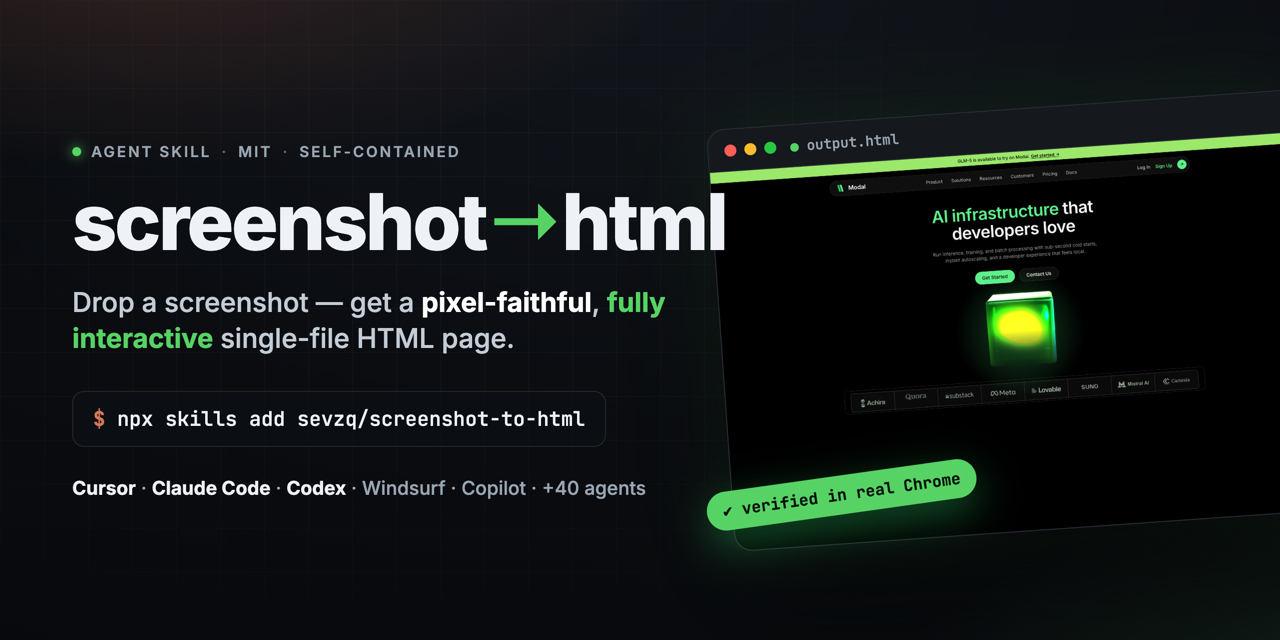 screenshot-to-html