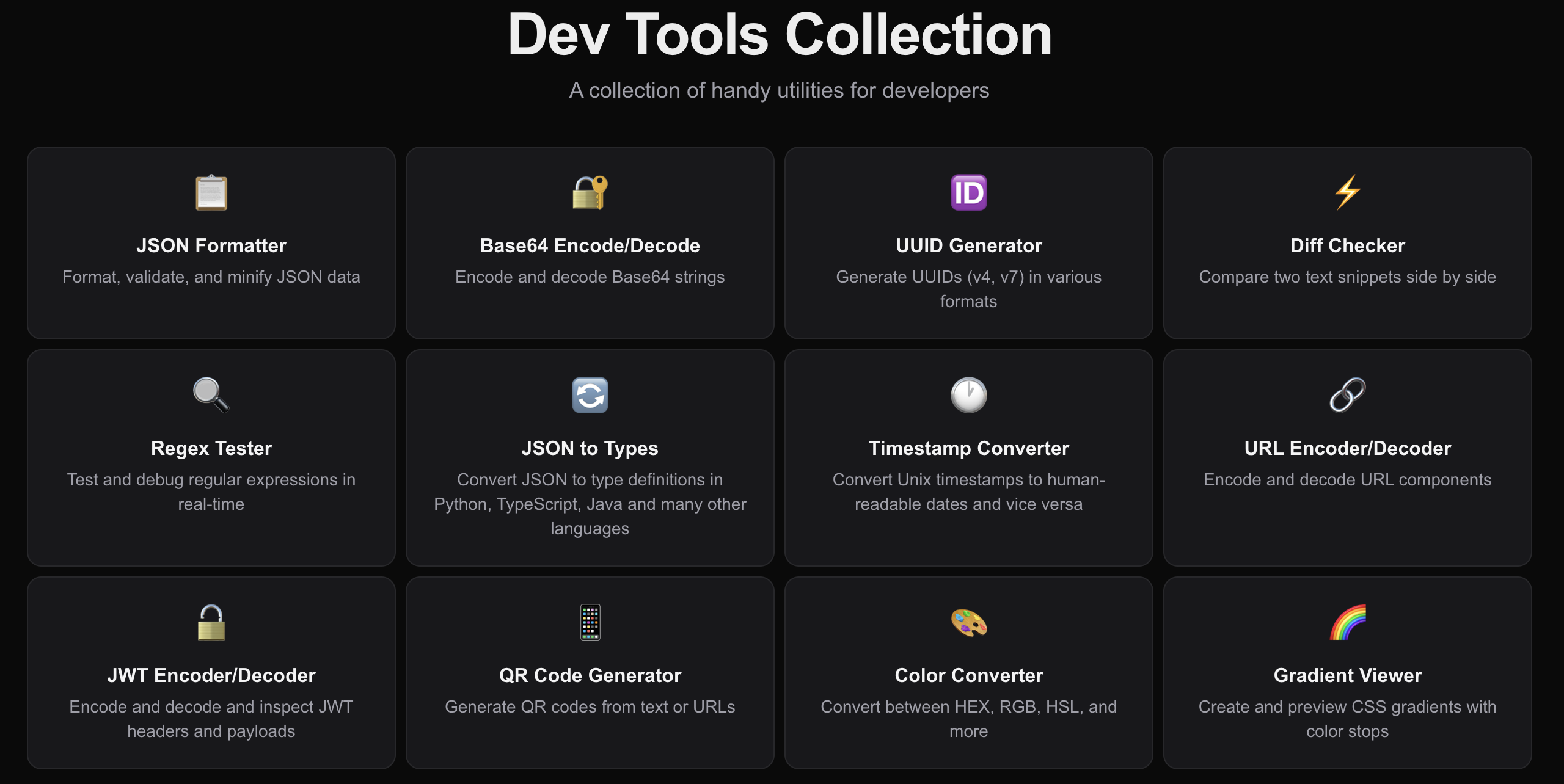 dev-tools-collection