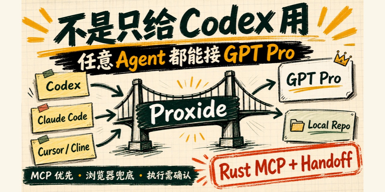 GitHub - tt-a1i/proxide: Any-agent GPT Pro workspace bridge: Rust MCP ...
