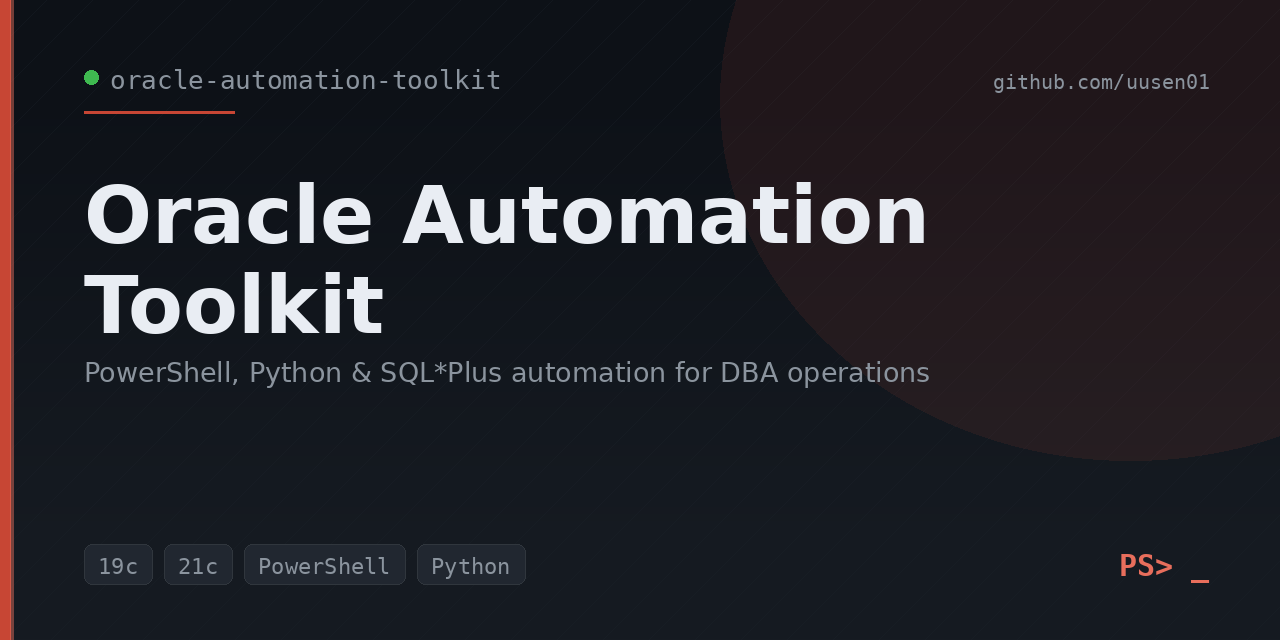 oracle-automation-toolkit