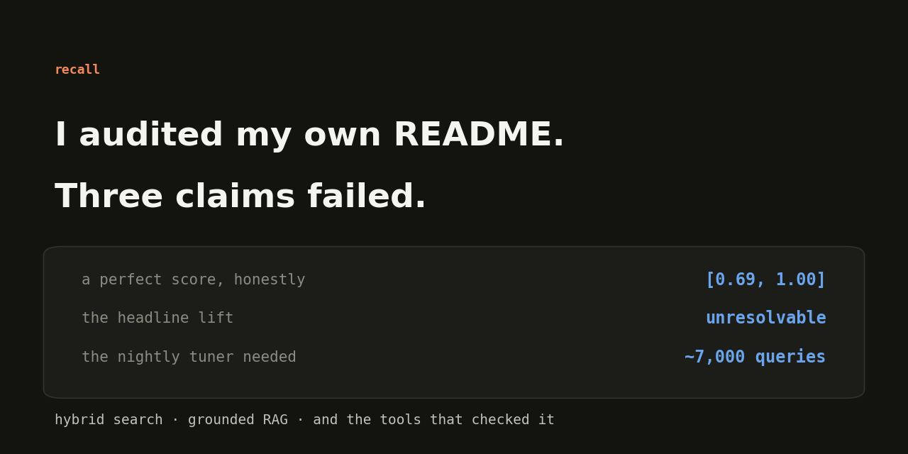 recall