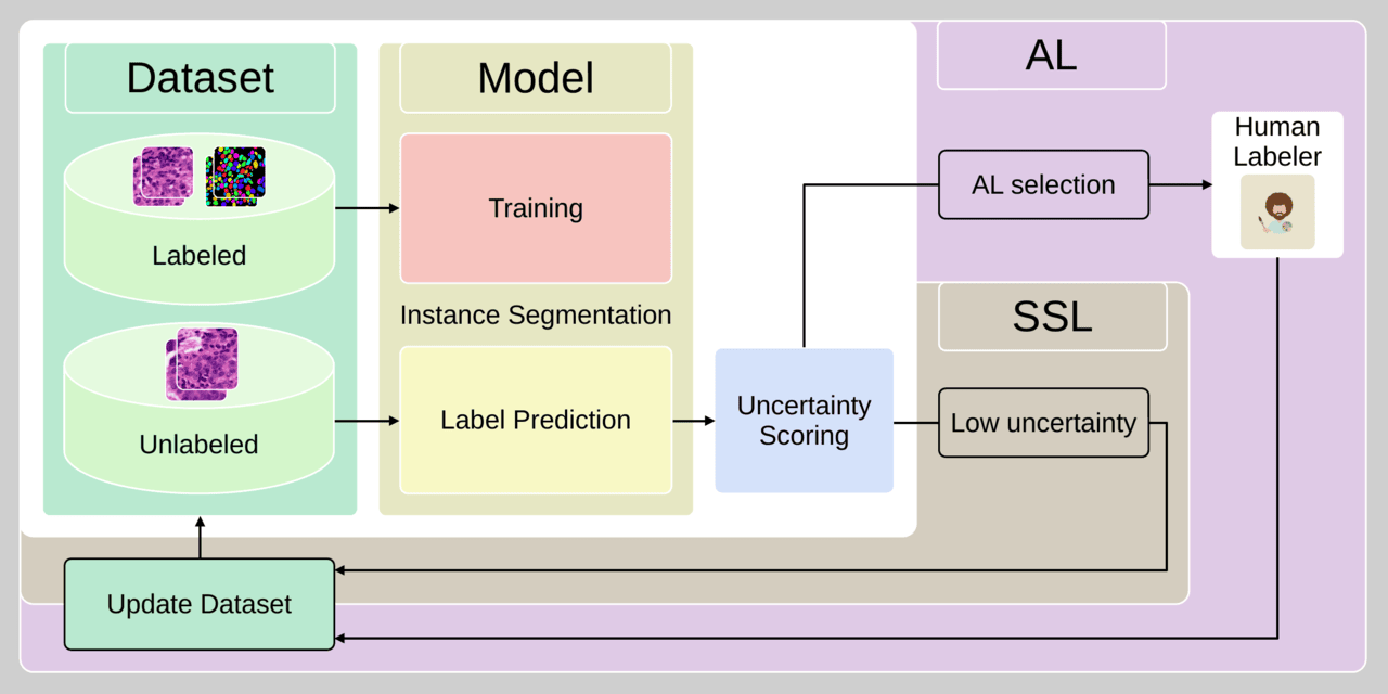 Cell-Segmentation-with-Semi-Supervised-Active-Learning