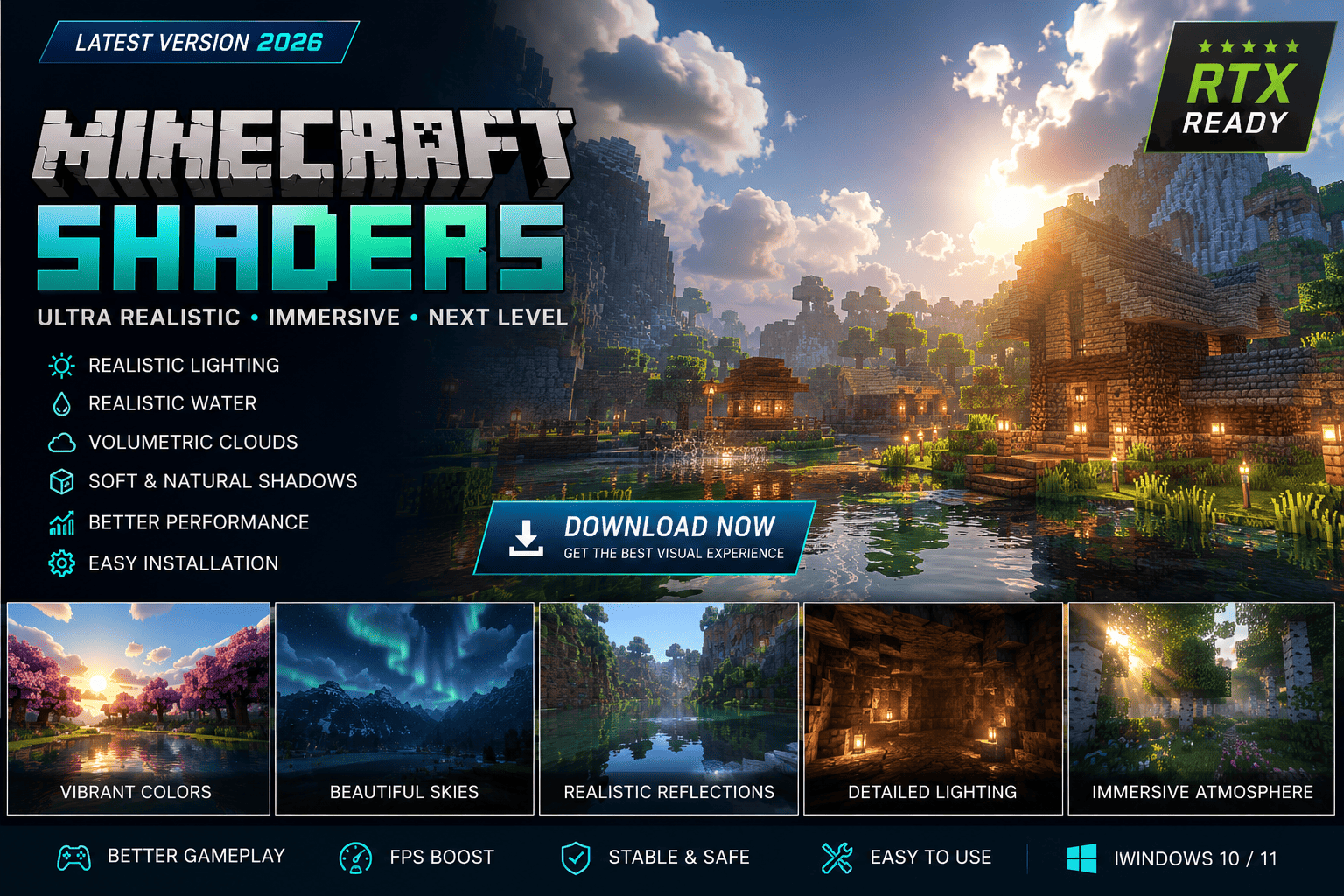 MINECRAFT-SHADERS-Free
